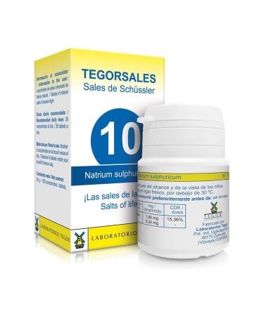 Tegorsal Nº 10 20 g comprimidos