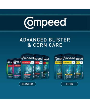 Compeed Advanced Blister Care 9ct Sports Mixed (2 Packs) | Hydrocolloid Bandages for Heel & Foot Blister Prevention & Treatment | Waterproof Cushions Included - Buy Online on GoSupps.com