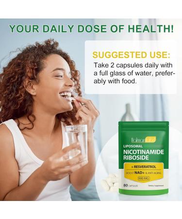 newseel Liposomal Resveratrol Liposomal Nicotinamide Riboside Nicotinamide Riboside 900 Resveratrol Supplement Resveratrol Supplement for Women Men(1Pack/80 Capsules) - Buy Online on GoSupps.com