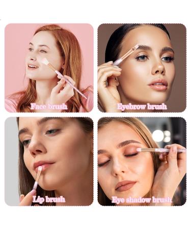 WLLHYF 7Pcs Crystal Handle Makeup Brush Set | Professional Cosmetic Brushes for Foundation Powder Eyeshadows & Blush | Colorful Beauty Tools for Flawless Makeup - Buy Online on GoSupps.com
