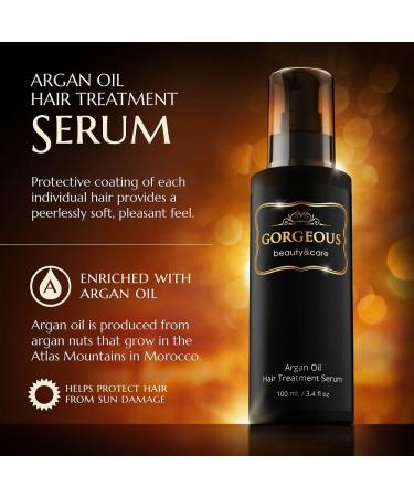 Premium Moroccan Argan Oil - 100% Gorgeous - For All Hair Types - Buy Online on GoSupps.com