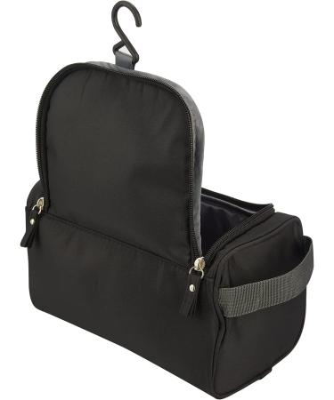 Hanging Travel Toiletry Bag for Men and Women - Black Dopp Kit/Shaving Wash Bag - Makeup/Cosmetic Organizer - Buy Online on GoSupps.com