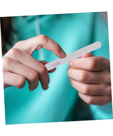 minkissy 2 Boxes Nail Art Box Nail Kits Fingernail File Clear Stiletto Nails Nail File Buffer Artificial False Nails Manicure Kit Manicure Accessories Fake Nail Stickers Plastic Boxed - Buy Online on GoSupps.com