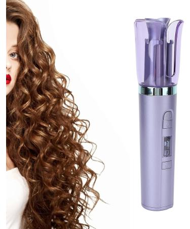 Automatic Hair Curler Rotating Curling Iron with 6 Gears Heat Settings USB Cordless Intelligent Ceramic Hair Curling Iron Wand with LCD Display for Styling Hair - Buy Online on GoSupps.com