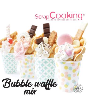 ScrapCooking Bubble Waffles Mix Alimentaire pour Pr parer des Gaufres Bulles de Hong Kong Maison P tisserie Fabriqu e en France 450g 450 g (Lot de 1) - Buy Online on GoSupps.com