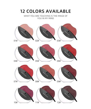 Long-Lasting Waterproof Matt Lipstick Set for Effortless Beauty | Non-Stick Cup Liquid Lipstick (Designed for Lazy People) - Buy Online on GoSupps.com