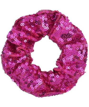 ZOONAI Women Teen Girls Sequins Satin Scrunchies Hair Accessories Elastic Sparkly Hair Ponytail Holder Hair Tie - Set of 2 (Gold) - Buy Online on GoSupps.com