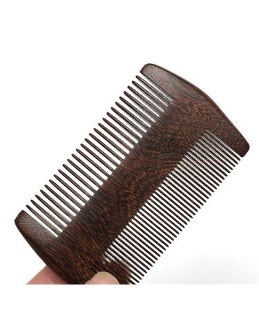 Super Dense Tooth Sandalwood Comb Adult Dandruff Fine Tooth Smooth Hair Wooden Comb 1pc Wooden Comb