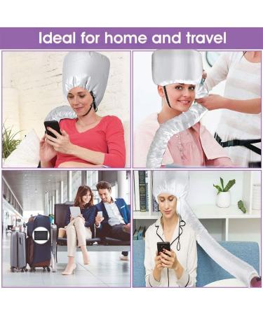 Adjustable Soft Hood Hair Dryer Bonnet for Styling, Curling, and Deep Conditioning - Portable and Fits All Head Sizes - Buy Online on GoSupps.com