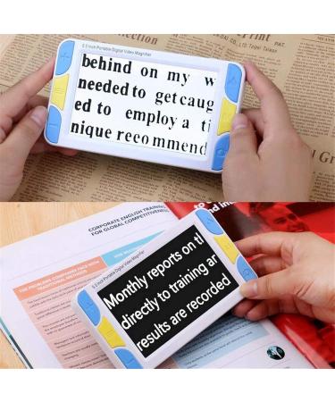 Electronic Reading Aid Digital Magnifier 15 Modes 4x-32x Unlimited Zoom 1080P30/720P60 Dual Lens for Reading Aids Senior Low Vision Inspection Handcraft Hobby - Buy Online on GoSupps.com