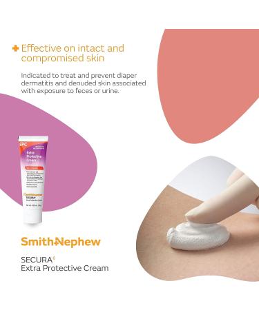 Smith+Nephew SECURA Extra Protective Cream (EPC) - 3.25 oz Tube | Adult Diaper Rash Cream - Buy Online on GoSupps.com