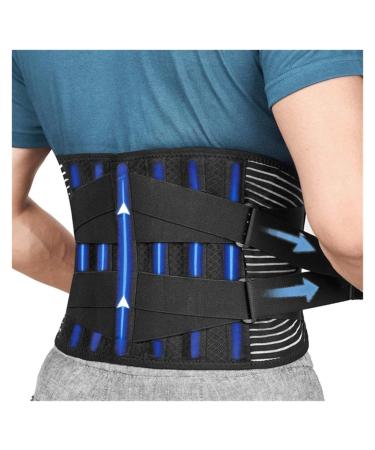 mdlian Adjustable Back Lumbar Support Belt Pull Waist Orthopedic Brace Spine Relaxed Decompression Anti-skid Breathable (Color : D Size : X-Large) X-Large D