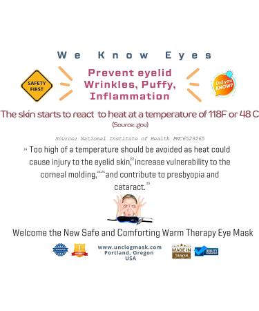 USB Heated Eye Mask for Puffy Eyes - Aromatherapy Warm Compress for Dry Eye Treatment - Buy Online on GoSupps.com
