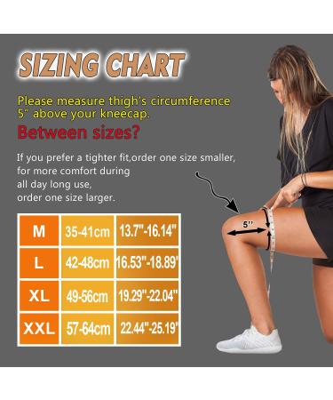 2 Pack Knee Compression Sleeve with Gel Pads & Stabilizers - Size L, Orange (1 Pair) | Knee Brace for Men & Women - Support for Running, Weightlifting, Arthritis & Joint Pain Relief - Buy Online on GoSupps.com
