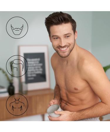 Panasonic ER-GB80 Wet & Dry Electric Beard Trimmer for Men - Grey/Silver - 18 x 5.2 x 4.3 cm - Buy Online on GoSupps.com