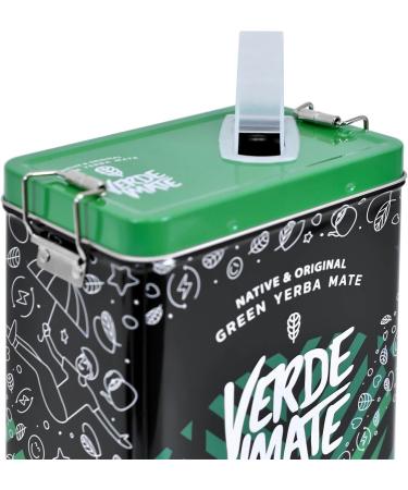 Verde Mate Green Cactus 0 5 kg | Yerbera | Bo te en m tal avec distributeur | Fusion de yerba mat et de cactus | Go t delicat du figuier de Barbarie | Caf ine naturelle | Th du Br sil | 500g - Buy Online on GoSupps.com