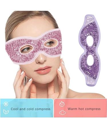 Cooling Eye Mask - Reusable Gel Eye Mask for Migraine Relief & Swollen Eyes | Hot Cold Eye Therapy - Buy Online on GoSupps.com