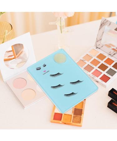 Fomiyes 3-Piece Crystal-Patterned Tile Extension Tool Set - Green Seal Loose Professional Jade Tool Holder for Eyelash Display (12x9cm) - Buy Online on GoSupps.com
