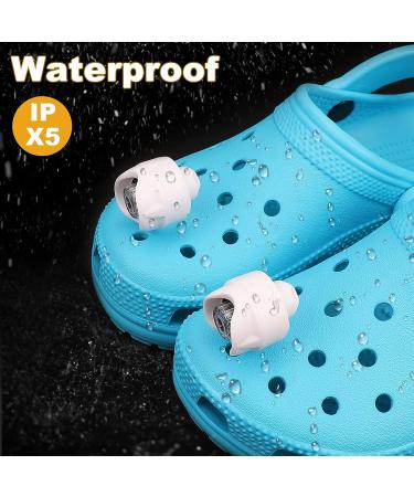 Vafee 2Pcs Croc Lights for Shoes - Waterproof LED Headlights for Dog Walking and Camping - Buy Online on GoSupps.com