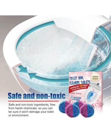 Toilet Toilet Cleaning Block Stains Odors Household Toilet Cleaning Block Household Static Remover for Bed (Blue One Size) Blue One Size - Buy Online on GoSupps.com