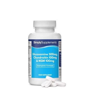 Glucosamine Chondroitin & MSM | Comprehensive Formula to Support an Active Lifestyle | 120 Tablets | Manufactured in The UK