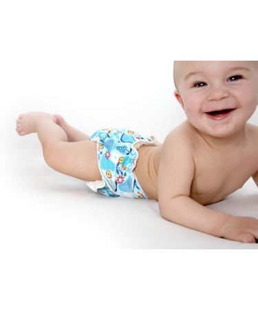 Petit Lulu Bamboo Maxi-Night Diaper | Reusable & Washable Fitted Velcro | Eco-Friendly Baby Diapers Made in Europe - Buy Online on GoSupps.com