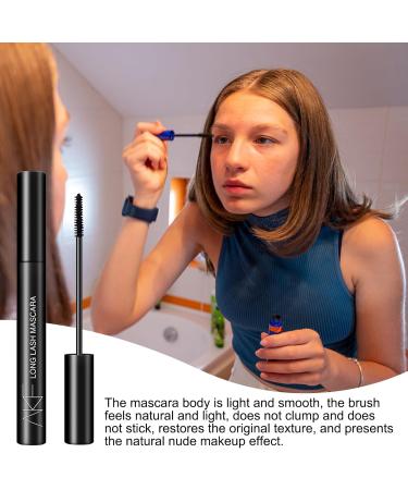 Mascara Make up Sweat Resistant Non-Greasy Primer Mascara Longwearing | Face Makeups for Home Gathering Bars Traveling Working Dating Pochy Slim Makeup 01# Black - Buy Online on GoSupps.com