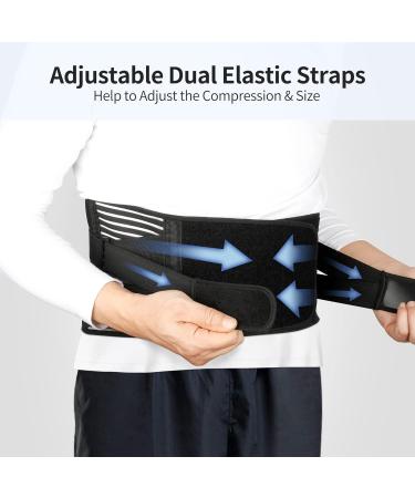 Shop Adjustable Back Braces & Waist Trainers for Men & Women | Lumbar Support Belt for Fitness & Daily Life (Black Medium - Buy Online on GoSupps.com