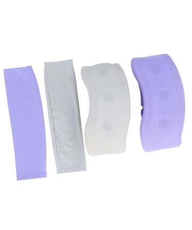 Neck Pain Support - 2 Sets Elastic Neck Brace for Travel | Relieve Discomfort with Soft Ice Silk Fabric - Buy Online on GoSupps.com