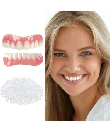 XuRX Natural Tone Temporary Veneers Snap On Comfort Smile - 5 Pairs - Buy Online on GoSupps.com