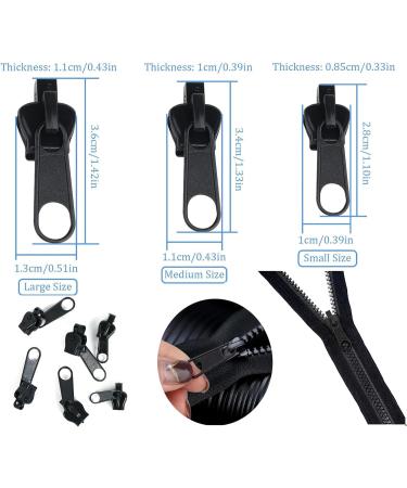 6-Piece Zipper Replacement & Repair Set | Removable Metal Zipper Pulls for Wallets Clothes Jeans Suitcases & Luggage - Shop Internationally! - Buy Online on GoSupps.com