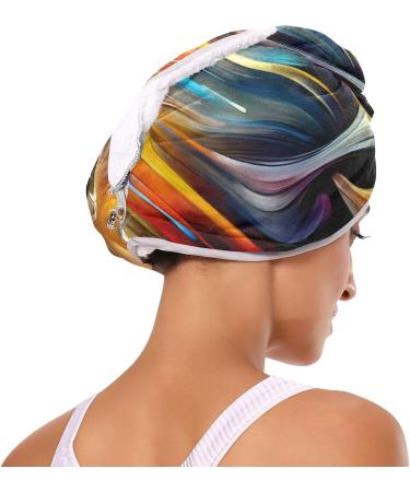 Super Absorbent Color Hair Skull Head Towel 2 Pack | Quick Dry Hair Turbans for Women & Girls - Ideal for Fast Drying & Stylish Wraps - Buy Online on GoSupps.com