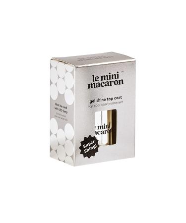Le Mini Macaron Gel Shine Top Coat - Achieve Salon Quality Nails at Home with Lasting Power of 2-3 Weeks. Chip-Free  Vegan  Non-Toxic & 9-Free Formula for Time Savers Who Love Smooth  Transparent & Longer Shine Nails. To... - Buy Online on GoSupps.com