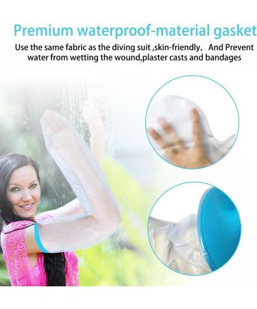 Adult Waterproof Arm Cast Cover - Reusable Full Arm Protector for Shower & Bath - Buy Online on GoSupps.com
