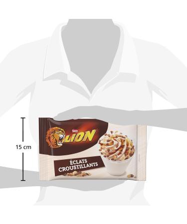 NESTL PROFESSIONAL - LION Topping - Crunchy Pieces - Rainforest Alliance Certified Cocoa - To enhance all your desserts - 400g bag - Buy Online on GoSupps.com