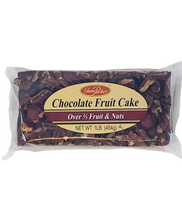Jane Parker Fruitcake Chocolate Fruit Cake 1 Pound (16 Ounce) Loaf