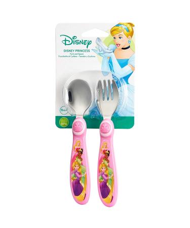 Disney Princess Fork and Spoon Set by The First Years | 9+ Months, 2 Piece Cutlery for Kids - Buy Online on GoSupps.com