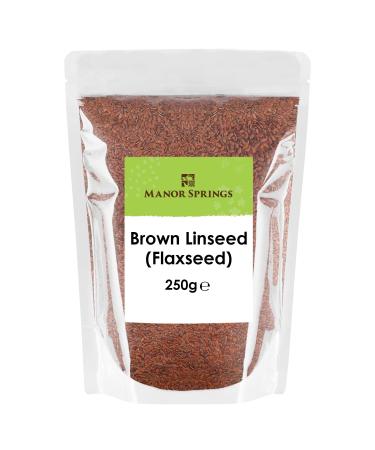 Brown Linseed (Flaxseed) 250g by Manor Springs