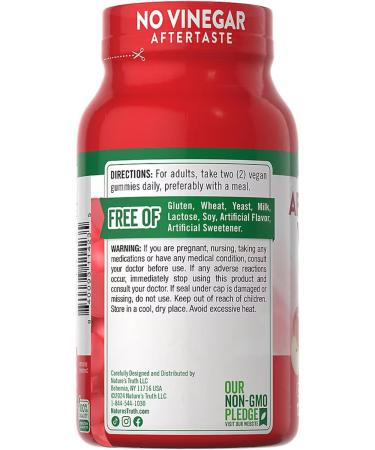 InfiniStore Medicine Pouch & Scented Towelette Bundle | Nature Truth Apple Cider Vinegar Gummies 120 Count Non-GMO Vegan Gluten Free - Buy Online on GoSupps.com