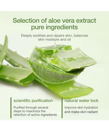 Aloe Vera Face Cleanser | Gentle Exfoliating Foam for All Skin Types | Hydrating & Soothing Cleanser - International Shipping Available - Buy Online on GoSupps.com