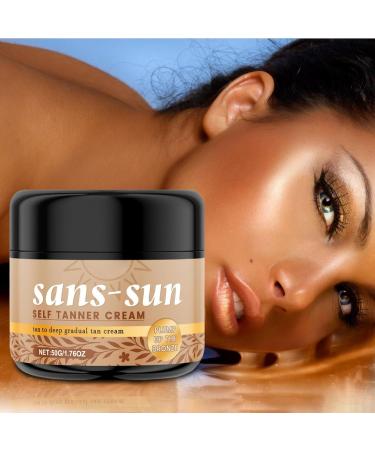 GkgWuxf Selftanning Lotion 50g Selftanner Bronzing and Moisturizing Lotion for Women and Men for Indoor and Outdoor Use during Summer and Holidays - Buy Online on GoSupps.com