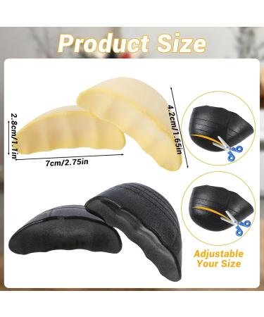 Shoe Filler Inserts - 2 Pairs Comfort Toe Cushions for Loose Shoes | Perfect Fit for High Heels & Leather Shoes - Buy Online on GoSupps.com