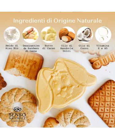 Fixed Biscuit Shower Shampoo for Children - Bunny - Coconut & Almond Oil - 650 ml - Moisturizing & Nourishing with Vitamin E - Organic Travel Size - Buy Online on GoSupps.com