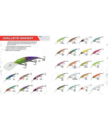 Bandit Walleye Minnow Jerkbait Fishing Lure 4 3/4, 5/8 oz - Deep Diving (Trolls to 27 ft) - Fruit Dots - Buy Online on GoSupps.com