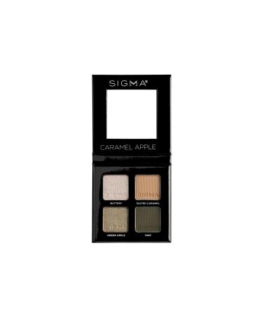 Sigma Beauty Quad Eyeshadow Palette Makeup Eyeshadow Quad with a Buttery Soft Formula and Buildable Blendable Shades for a Flawless Eye Look Designed for All Day Wear (Caramel Apple)