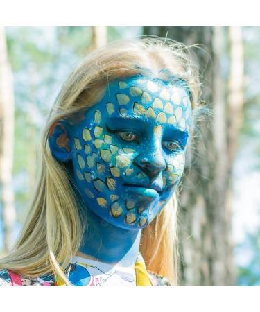Latibell Blue Face Paint Stick (0.75 oz) - Professional Neon Makeup for Halloween, SFX & Cosplay - Buy Online on GoSupps.com