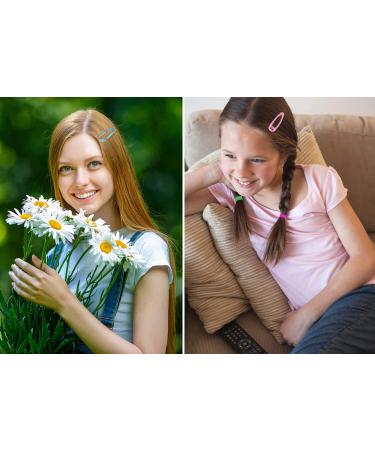 80 Pcs 2-Inch Snap Hair Clips Barrettes for Girls - Non-Slip Hair Accessories for Women, Kids, Teens, Toddlers - Buy Online on GoSupps.com