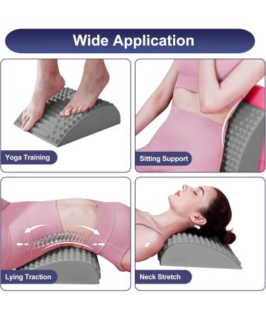 Zhongko 2-in-1 Neck & Back Stretcher | Adjustable Spine Board Posture Corrector for Back & Neck Pain Relief - Buy Online on GoSupps.com