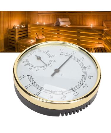 Wall-Mounted Sauna Thermometer & Hygrometer - Accurate Air Humidity Measurement with Stainless Steel Scale - Buy Online on GoSupps.com