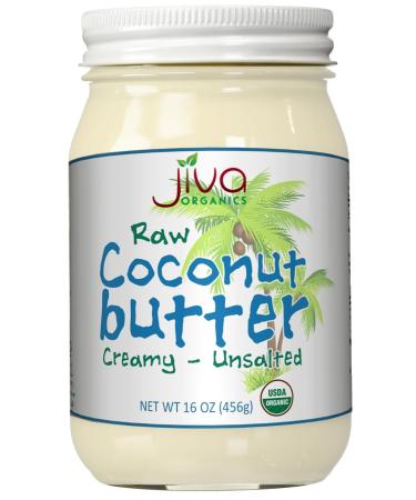 Jiva Organics  Raw Coconut Butter 16 oz (456 g)